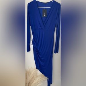 💙fashion nova asymmetrical maxi dress💙